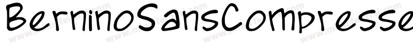BerninoSansCompressed Fr字体转换